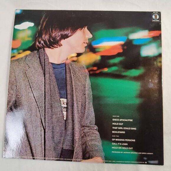 Jackson Browne Hold Out 1980 1st Press Vinyl LP Record - Picture 8 of 9